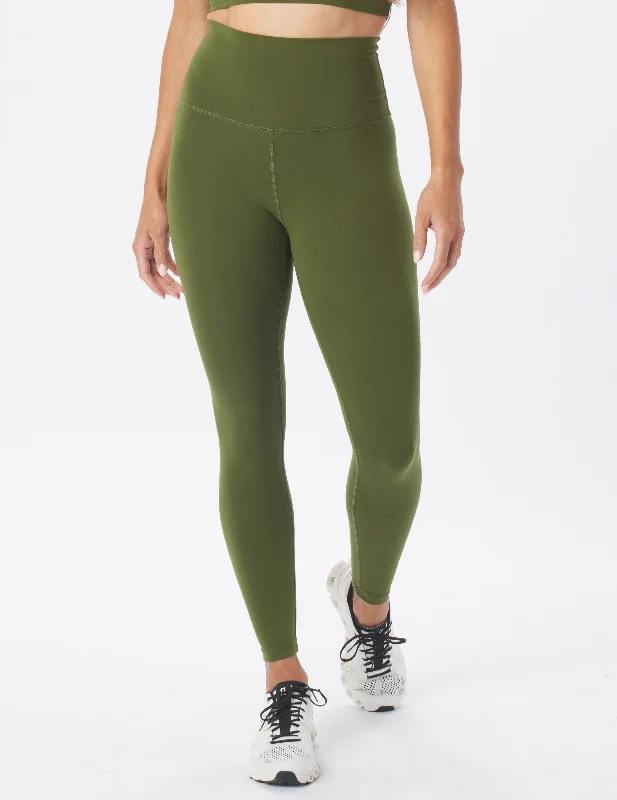 High Waist Pure 7/8 Legging: Chive