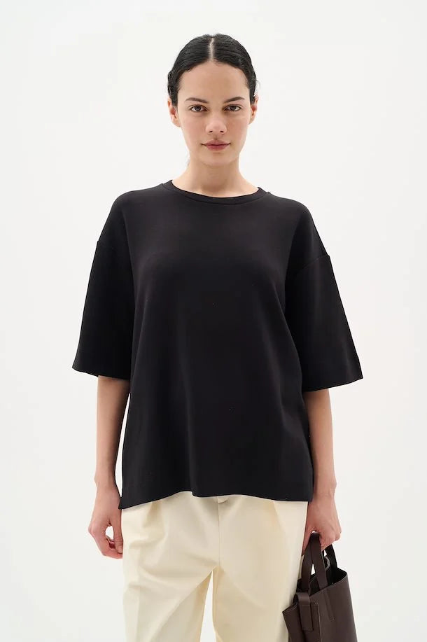 Inwear Pannie Oversized Tee in Black