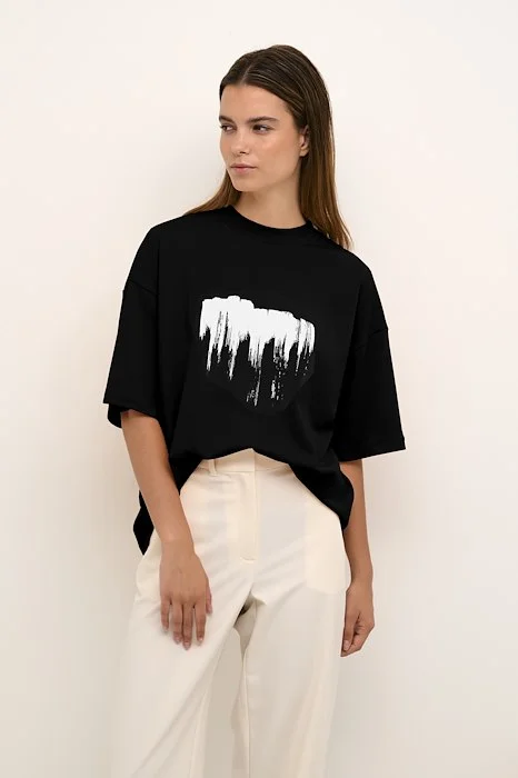 Karen By Simonsen Olena Tee in Black