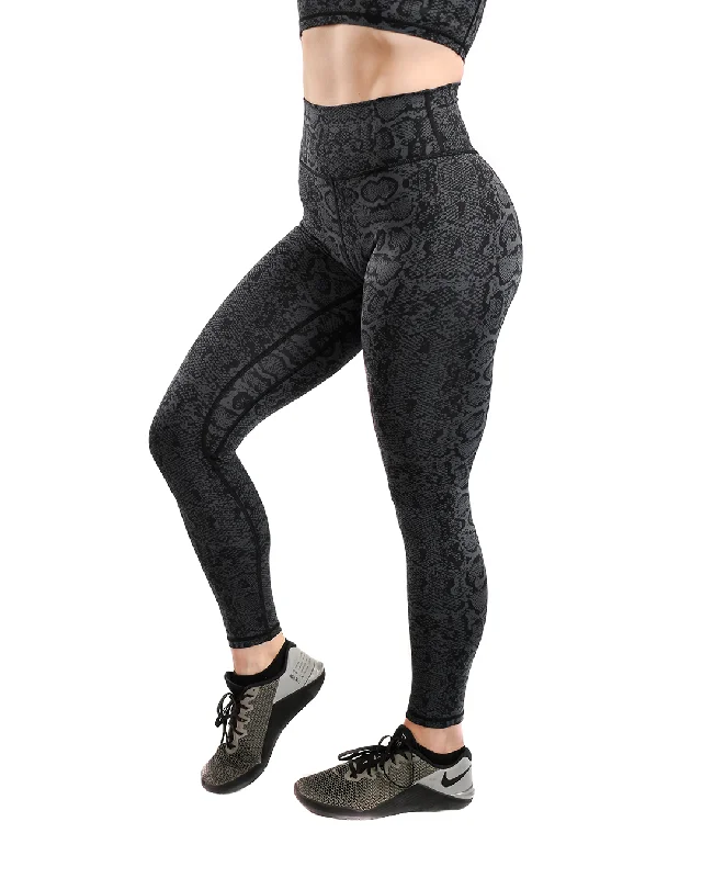 Trilogy Classic Leggings - Onyx Python